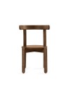 LOUISON CHAIR  WALNUT FINISH WOOD