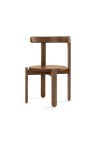 CHAISE LOUISON  FRÊNE FINITION NOYER