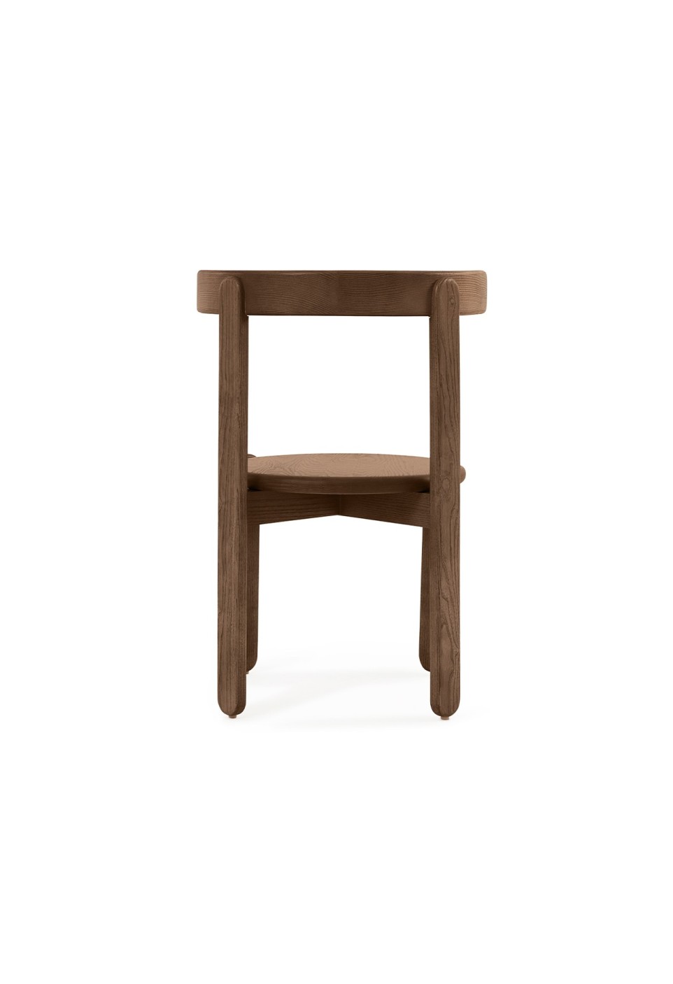 CHAISE LOUISON  FRÊNE FINITION NOYER