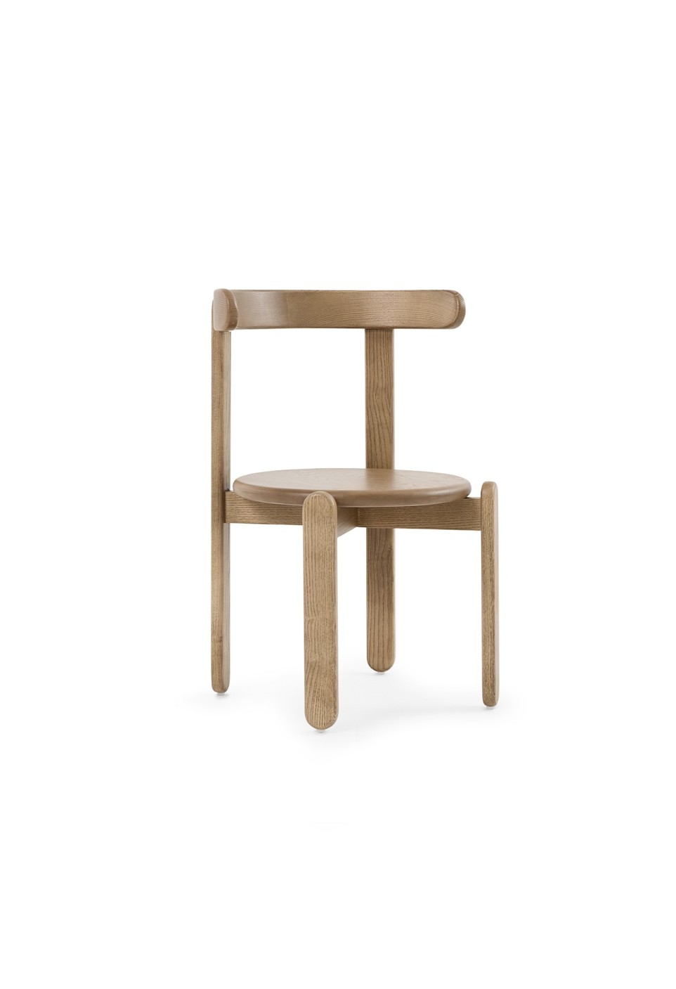 LOUISON CHAIR  NATURAL WOOD