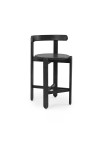 ROMANE CHAIR  BLACK LAZURATED WOOD