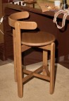 CHAISE DE BAR ROMANE  FINITION TECK
