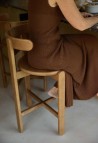 ROMANE CHAIR  TEAK FINISH