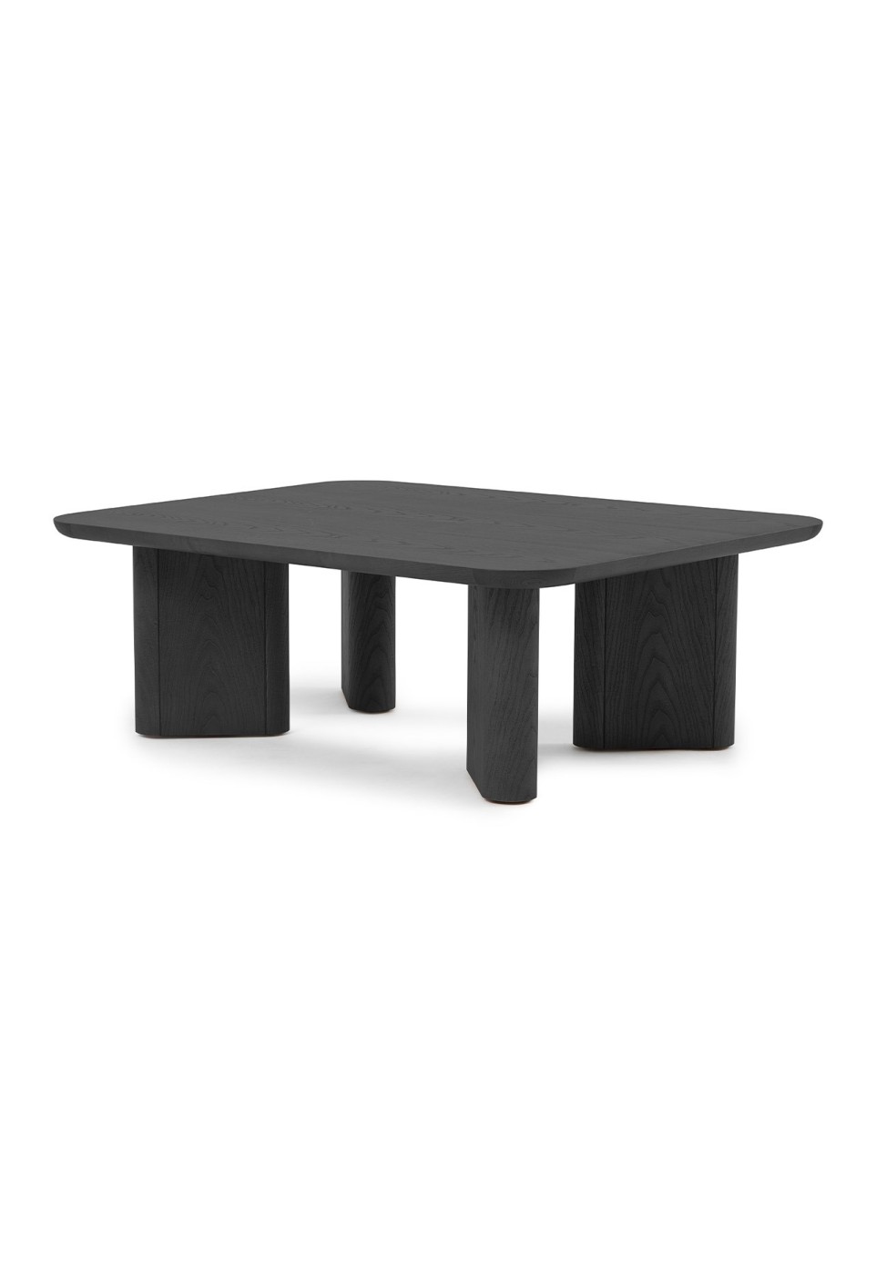 TABLE BASSE THELMA  FRÊNE LASURÉ NOIR