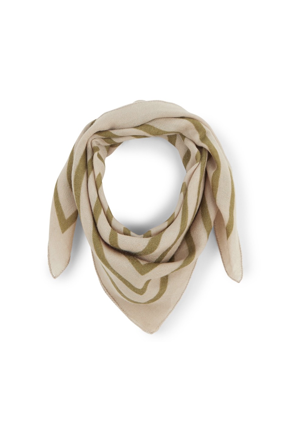 SMALL WOOL SCARF  TOURMALINE KAKI_MARKETPLACE