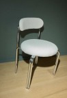 CHAISE VIOLETTE  ACIER CHROMÉ_MARKETPLACE
