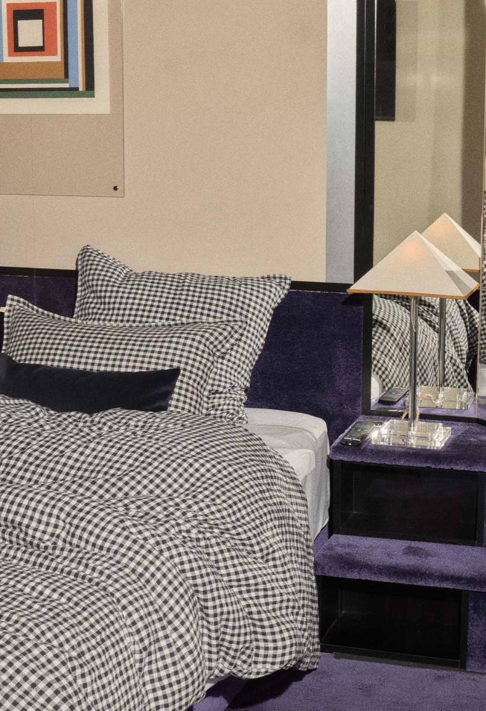 HOUSSE DE COUETTE  EN LIN VICHY BLACK_MARKETPLACE