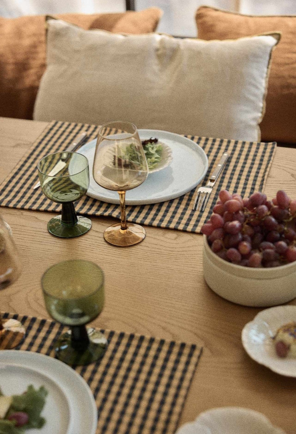 SET DE TABLE  VICHY CAFÉ_MARKETPLACE