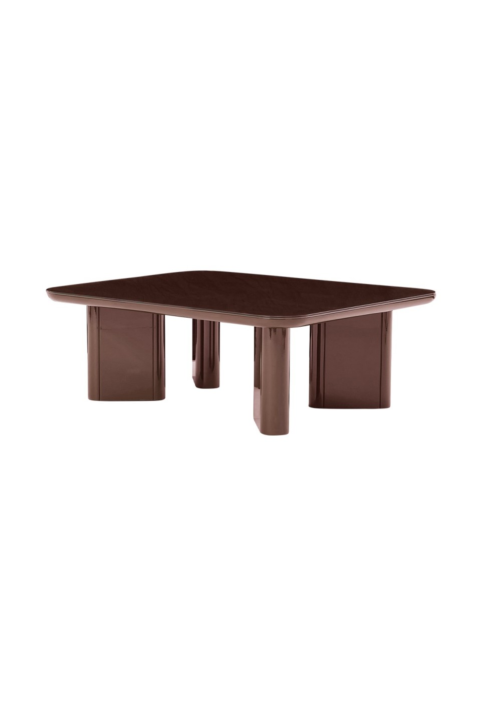 THELMA THE COFFEE TABLE  CRANBERRY LACQUER