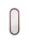 VICTOR MIRROR  CRANBERRY LAQUERED