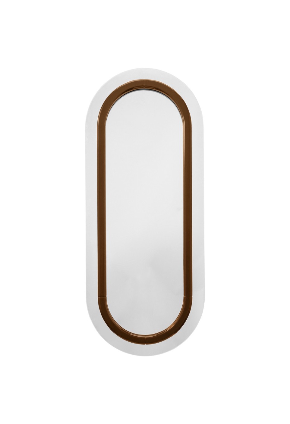 MIROIR VICTOR  LAQUÉ CARAMEL