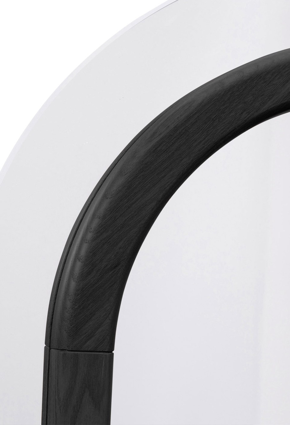 VICTOR MIRROR  BLACK LAZURATED WOOD