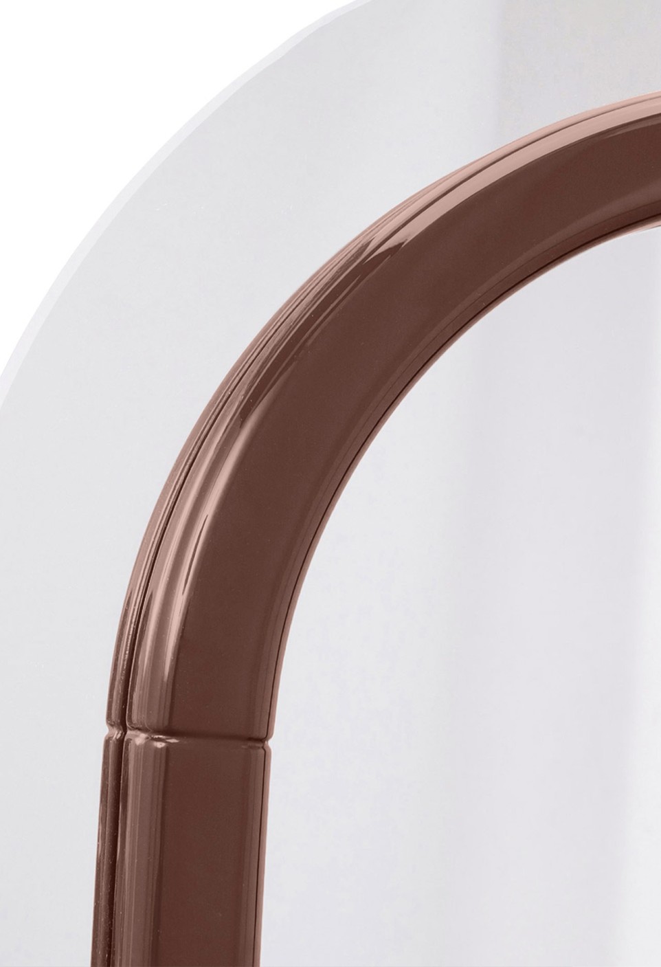 VICTOR MIRROR  CRANBERRY LAQUERED