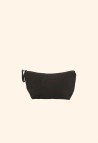 BEAUTY POUCH  PLAIN AGATE WITH EMBROIDERY