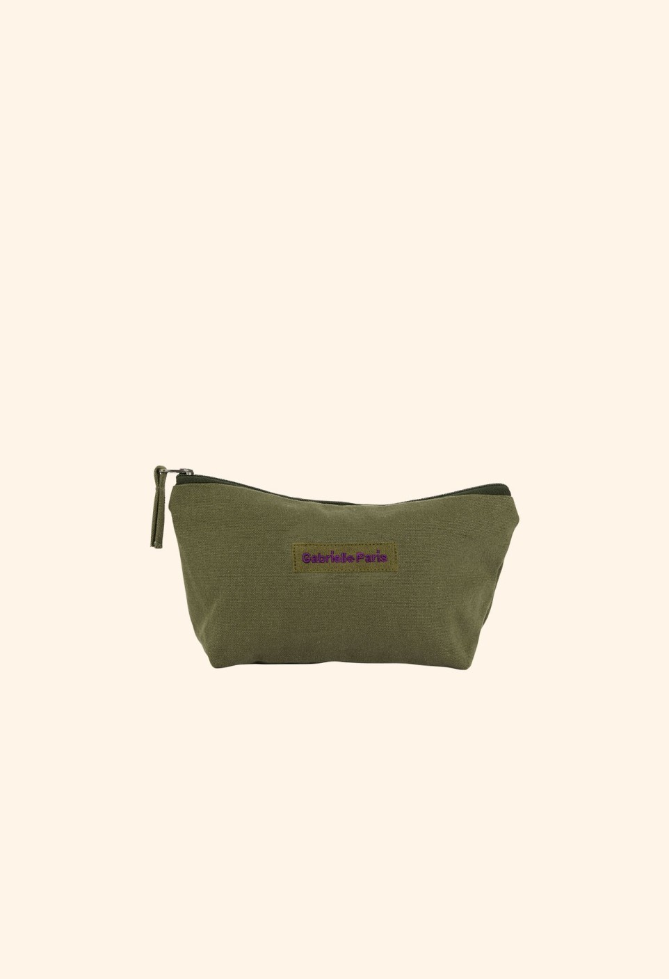TROUSSE DE BEAUTÉ  UNI KAKI BRODÉ