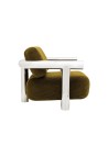 FAUTEUIL CLAUDE  ACIER CHROMÉ