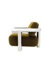 FAUTEUIL CLAUDE  ACIER CHROMÉ