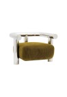CLAUDE ARMCHAIR  POLISHED STAINLESS STEEL_MARKETPLACE