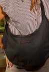 NEW B BAG  PLAIN AGATE WITH EMBROIDERY