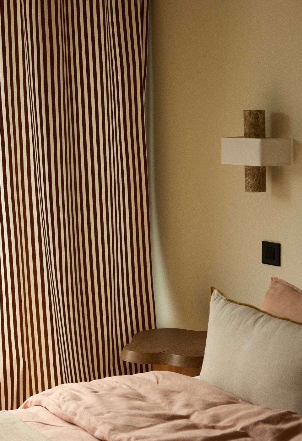 MOKA STRIPED  COTTON CURTAIN