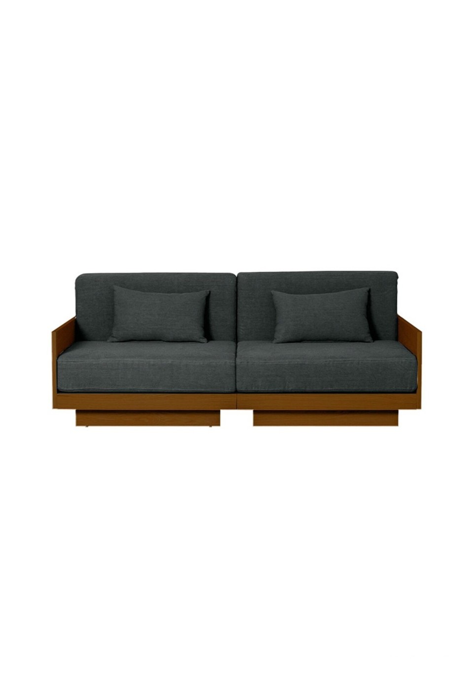 GEORGES THE ELEGANT SOFA 2 PLACES  TEAK FINISH