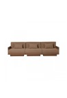 GEORGES THE ELEGANT SOFA  3 PLACES WALNUT FINISH
