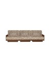 GEORGES THE ELEGANT SOFA  3 PLACES WALNUT FINISH
