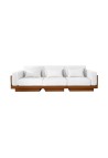 GEORGES THE ELEGANT SOFA 3 PLACES  TECK FINISH
