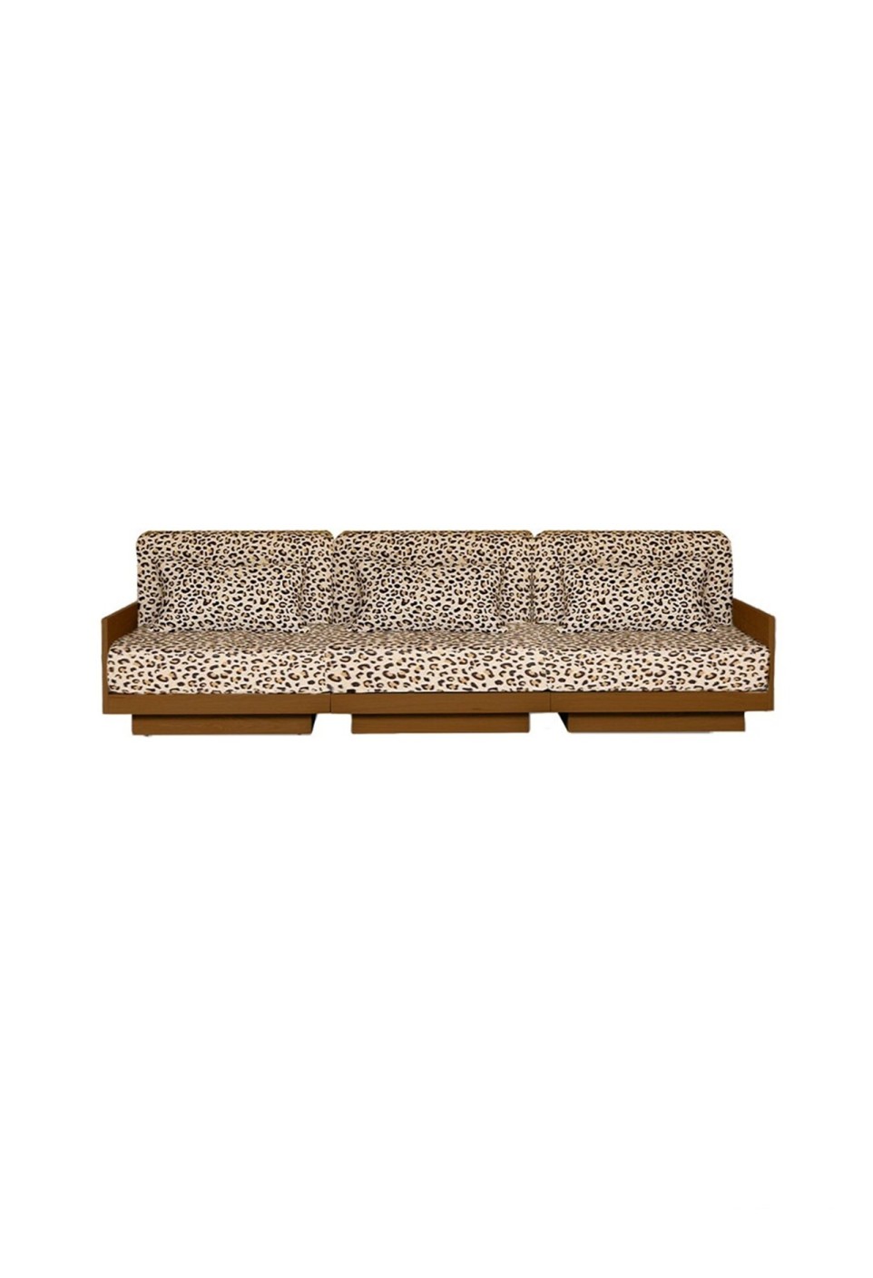 GEORGES THE ELEGANT SOFA 3 PLACES  TECK FINISH
