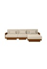 GEORGES THE LOUNGE CHAIR SOFA 3/4 PLACES  TEAK FINISH