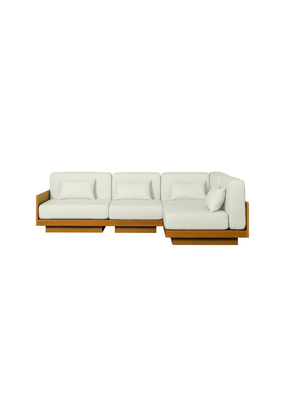 GEORGES THE CORNER SOFA 4 PLACES  IROKO