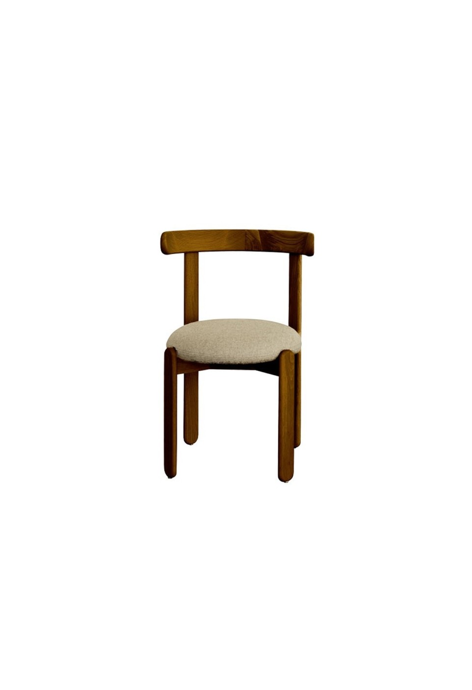 CHAISE LILAS  FINITION TECK LIN NATUREL