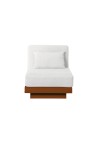 CHAUFFEUSE 70  FINITION TECK COTON BLANC