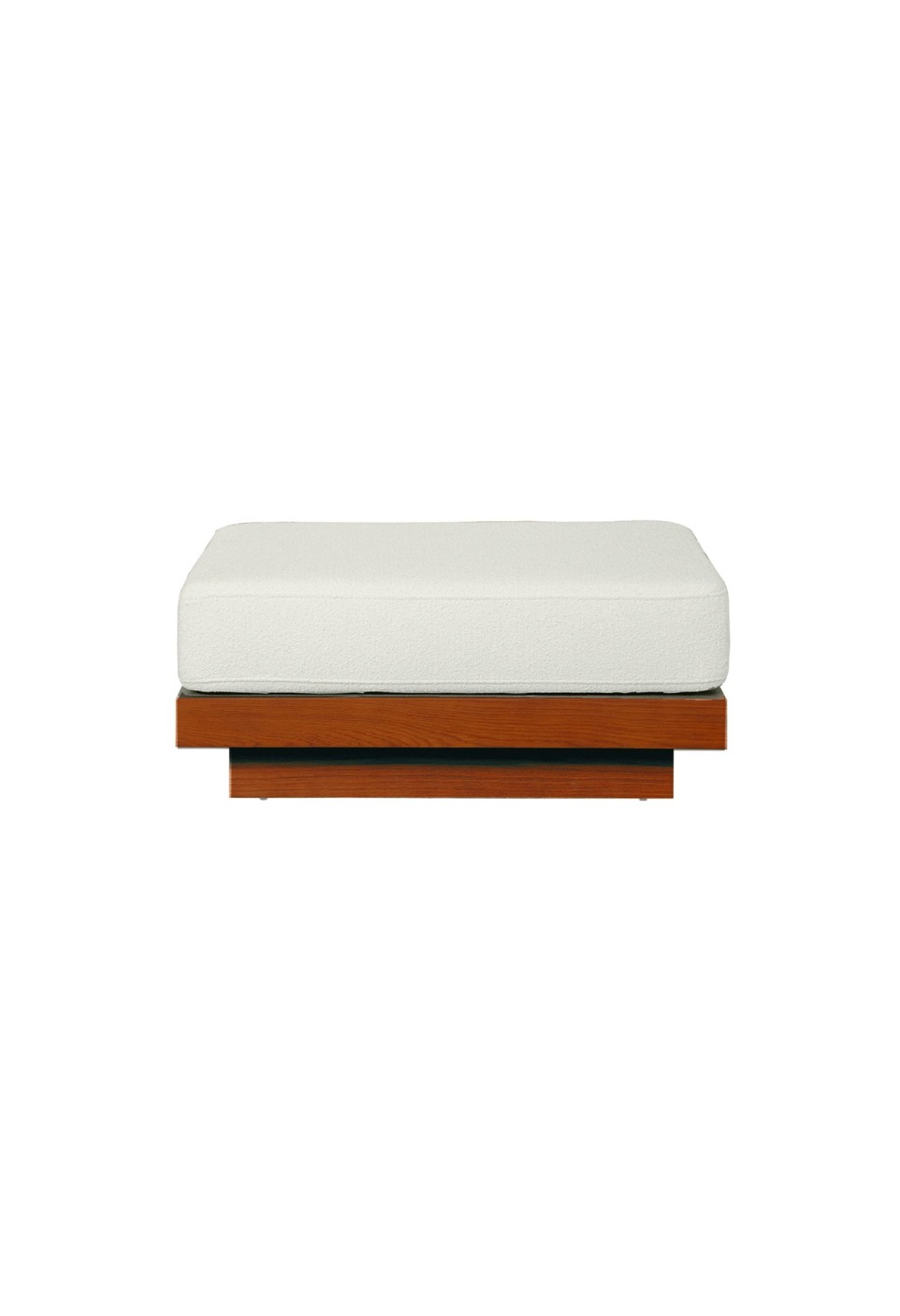 OTTOMAN  TECK FINISH