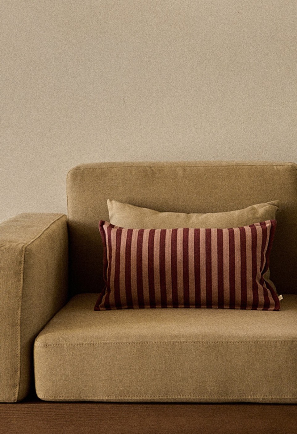 CUSHION COVER 30X50 CM  GARANCE STRIPES_MARKETPLACE