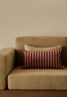 HOUSSE DE COUSSIN 30X50 CM  RAYURES GARANCE_MARKETPLACE