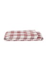 LINEN TABLECLOTH  VICHY CARMIN