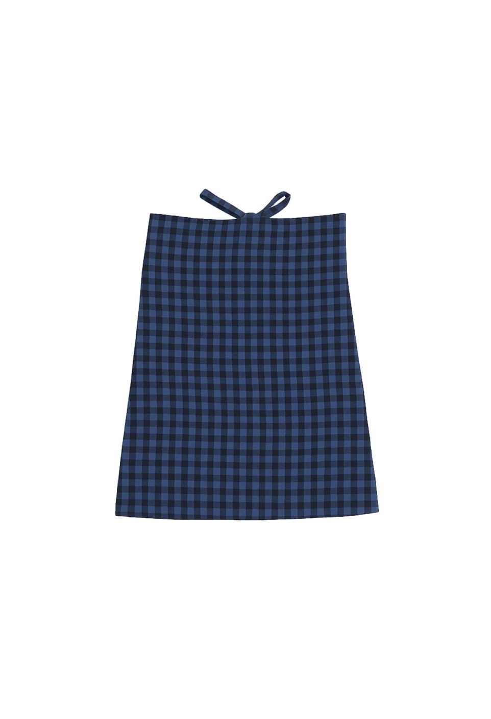 LINEN APRON  VICHY MARINE