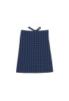 LINEN APRON  VICHY MARINE