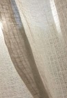 ÉCHANTILLON VOILE DE LIN JACQUARD MILK
