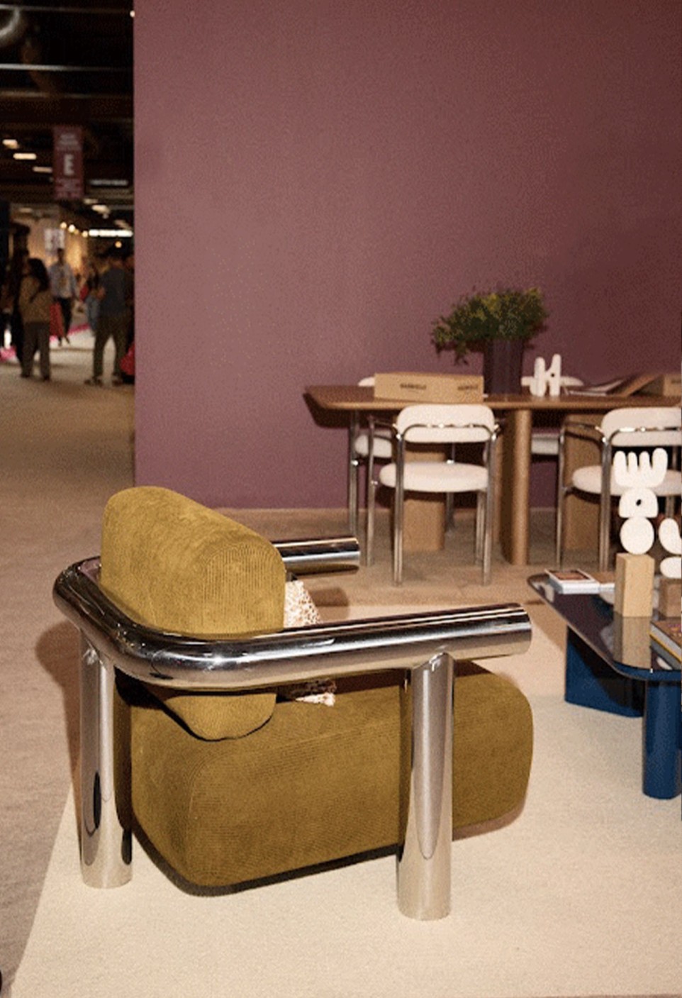 CLAUDE ARMCHAIR  POLISHED STAINLESS STEEL_MARKETPLACE