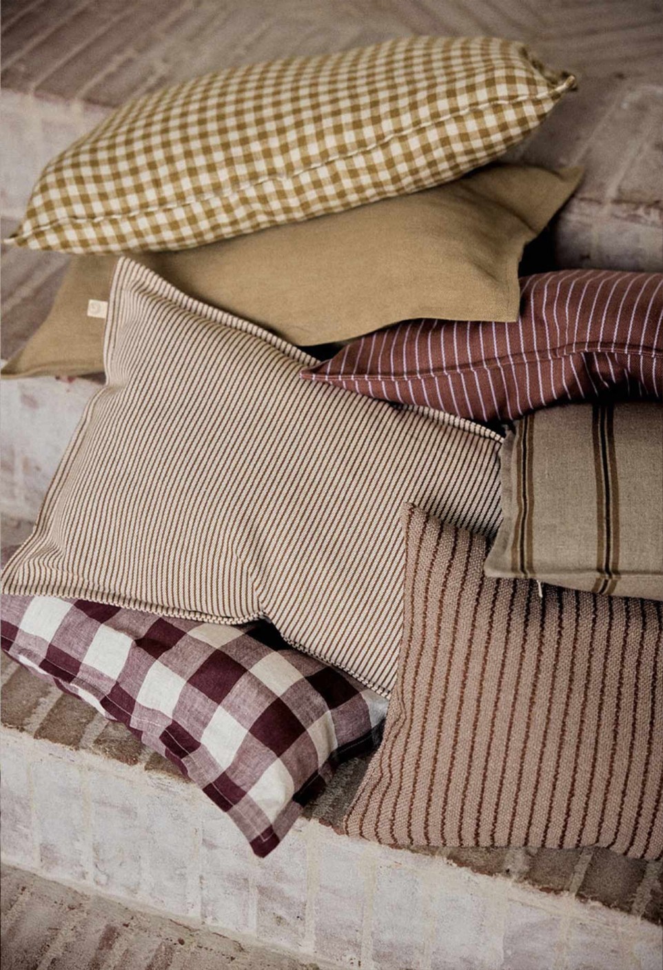 CUSHION COVER 30X50 CM  ARGILE STRIPES WITH FILLING_MARKETPLACE