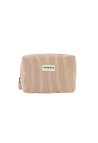 TROUSSE DE TOILETTE  RAYURES ARGILE_MARKETPLACE