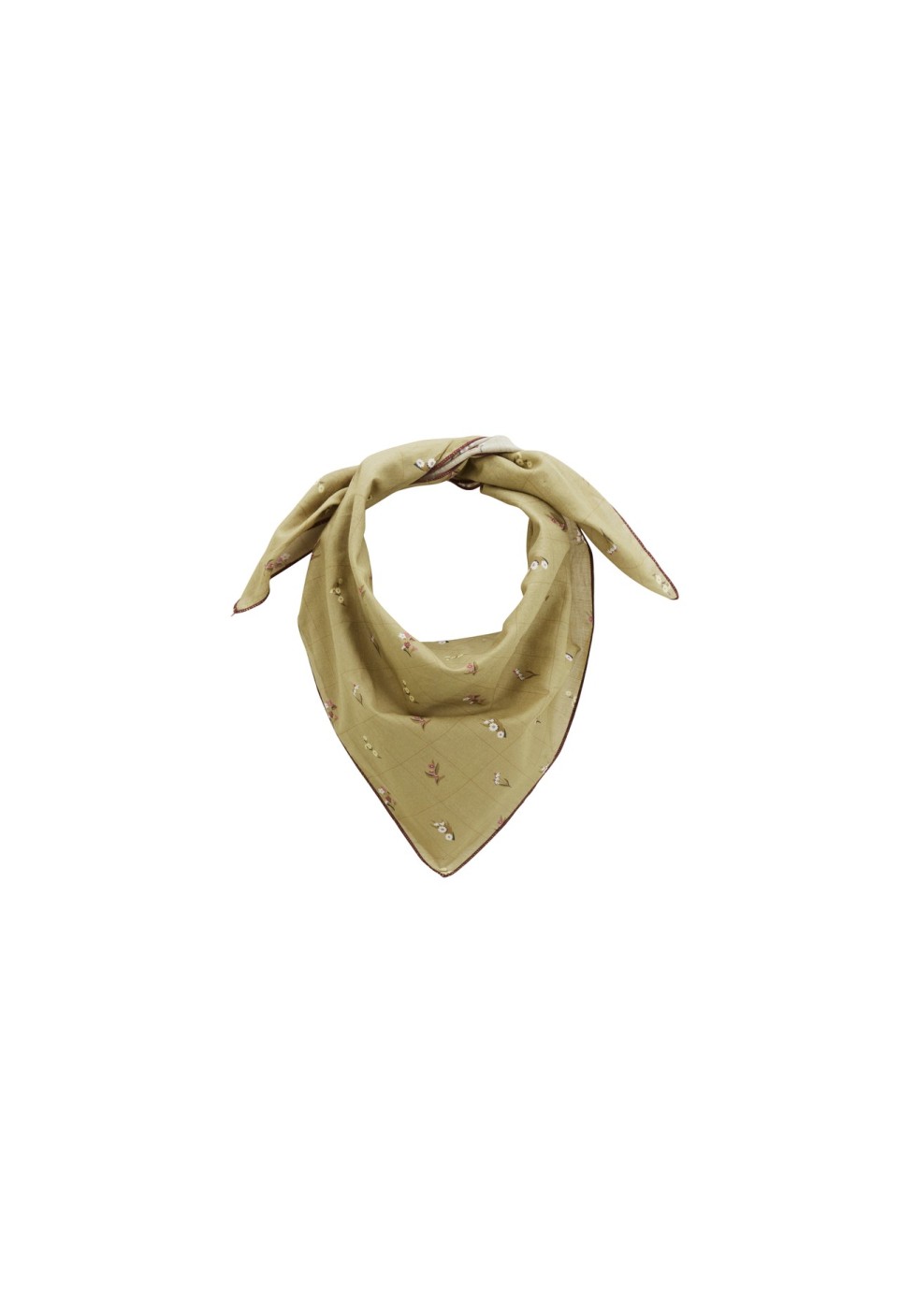 SMALL SCARF  HERBIER OLIVE_MARKETPLACE