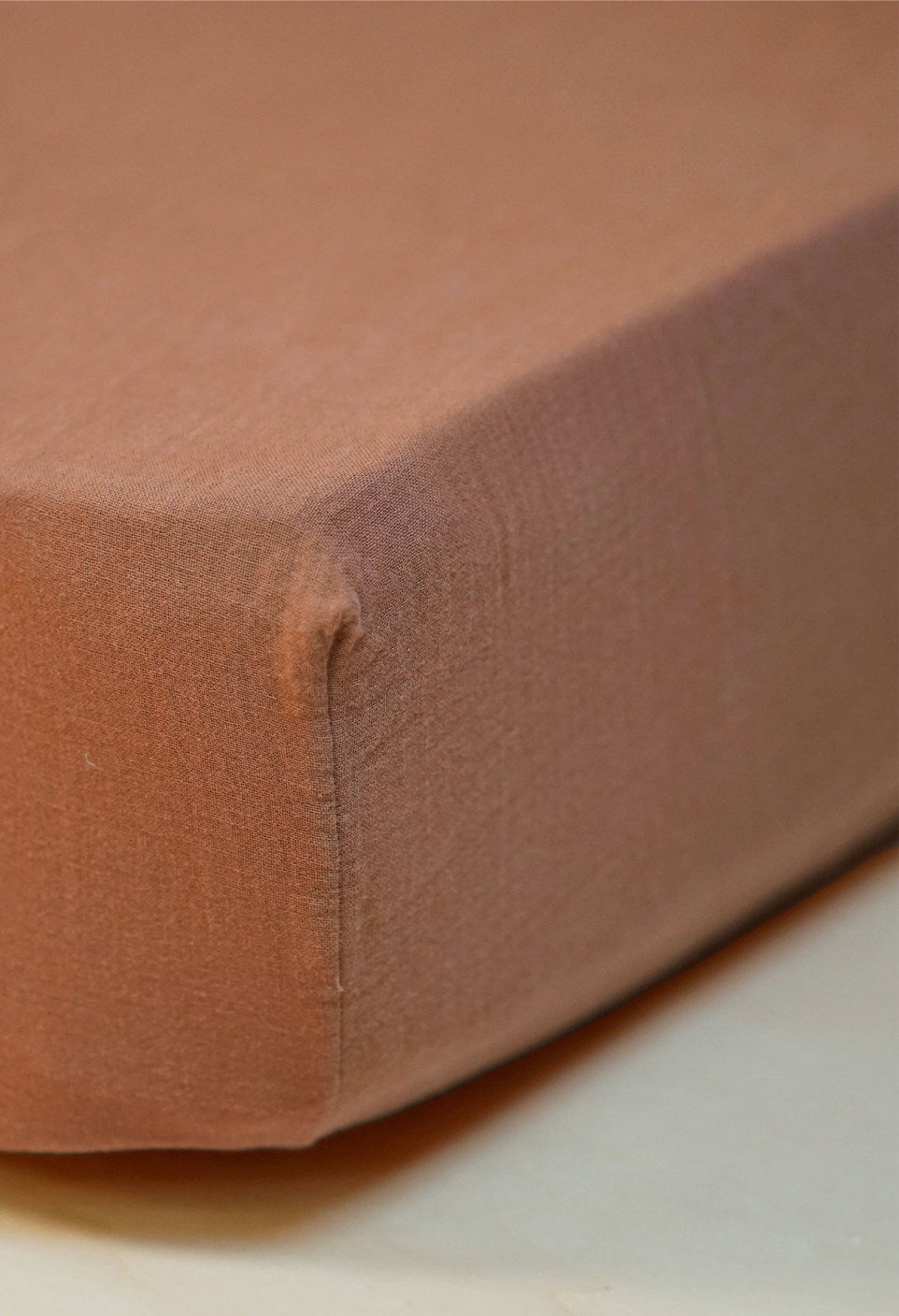 ÉCHANTILLON GAZE DE COTON TERRACOTTA