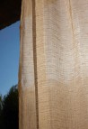 ÉCHANTILLON VOILE DE LIN JACQUARD NATUREL
