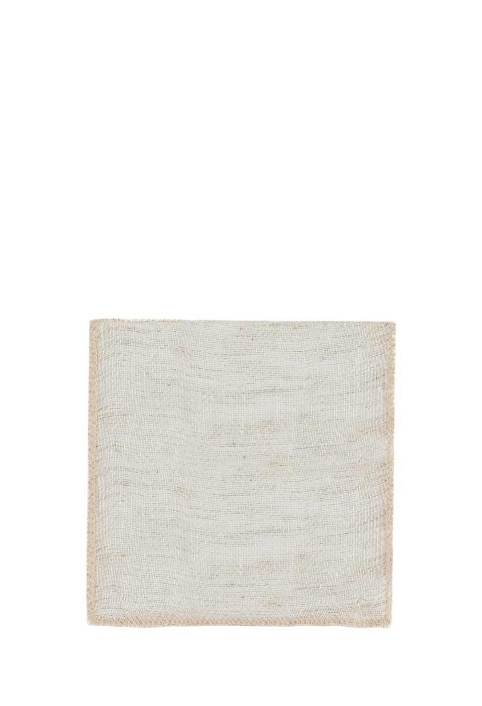 ÉCHANTILLON VOILE DE LIN CHEVRON NATUREL