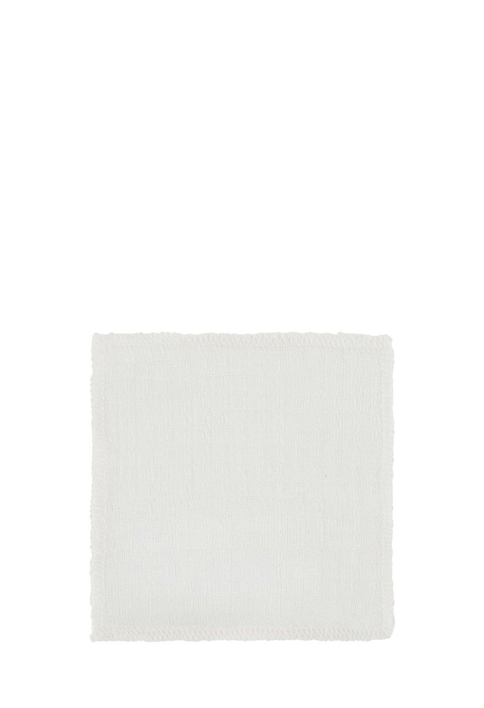 ÉCHANTILLON VOILE DE LIN JACQUARD MILK