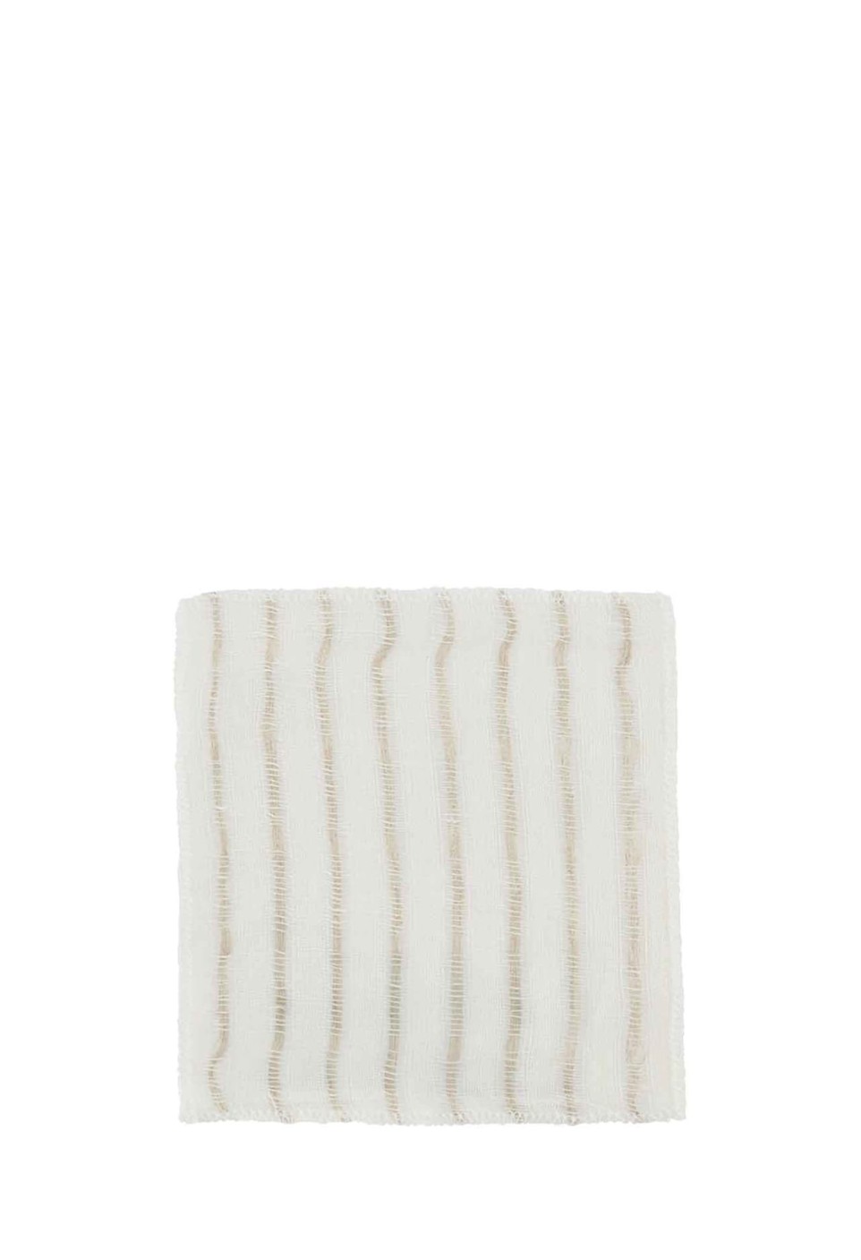 SAMPLE NATURAL STRIPED LINEN VOILE
