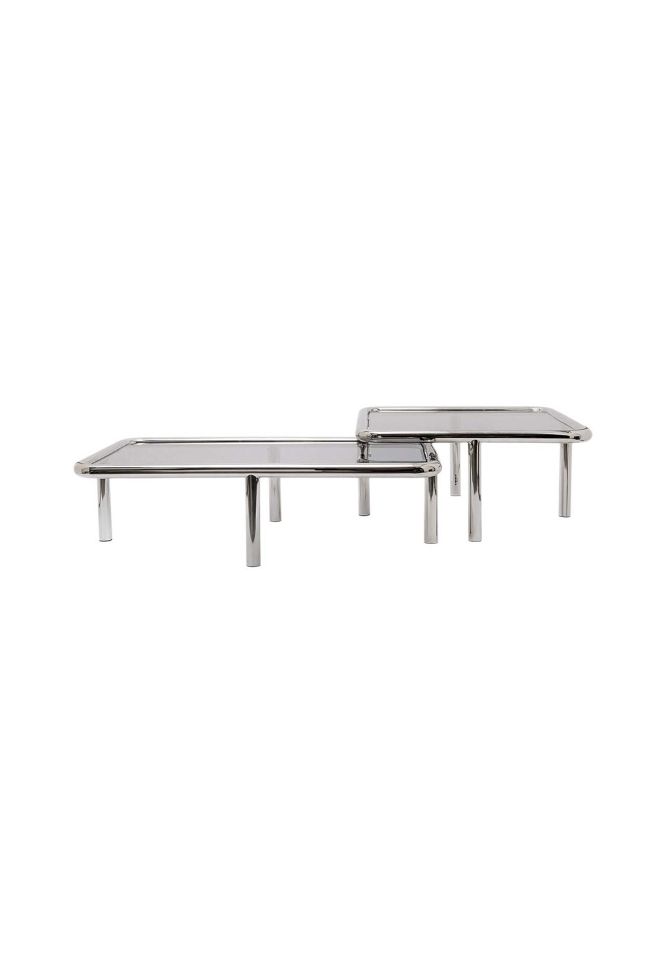 MARGAUX THE COFFEE TABLE  POLISHED STAINLESS STEEL_MARKETPLACE